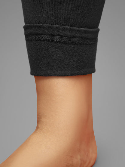 Light Fleece High-Waisted Legging Tights Stocking