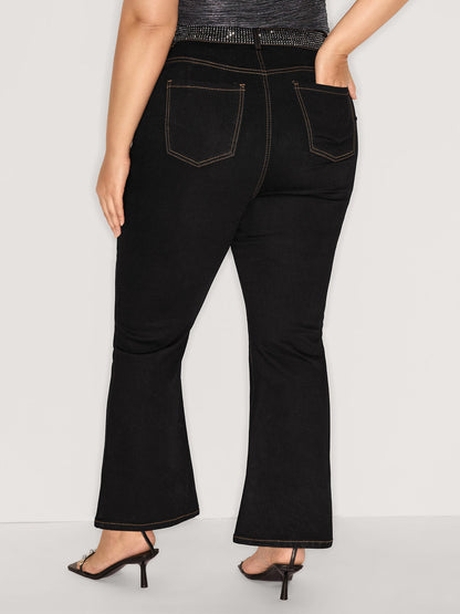 Supersoft Rhinestone Detail Bootcut Jeans