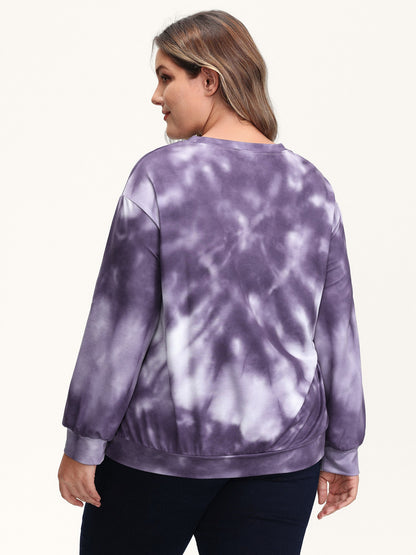 Heart Color Blend Relaxed-Fit Sweatshirt