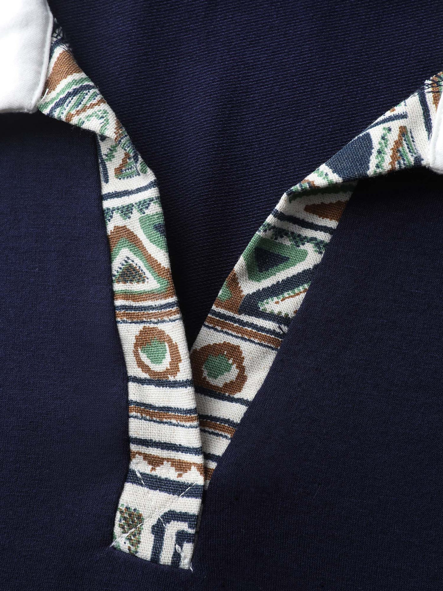 Supersoft Color Contrast Collar Sweatshirt