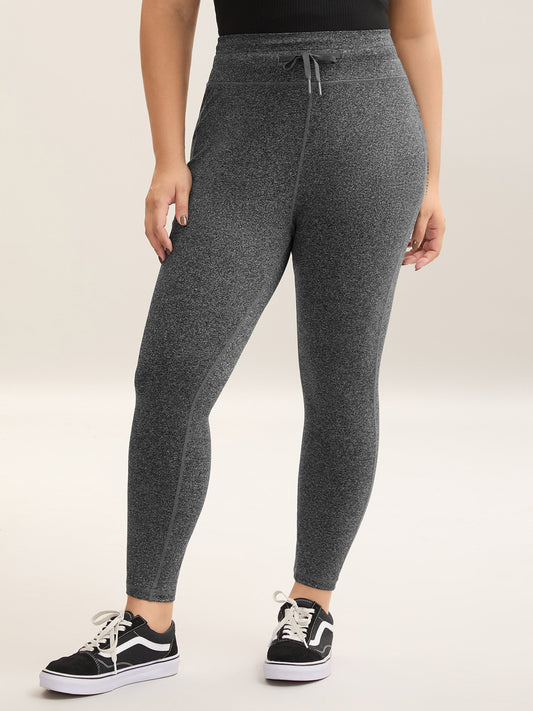 Adjustable Waist Tie Stretchy Leggings