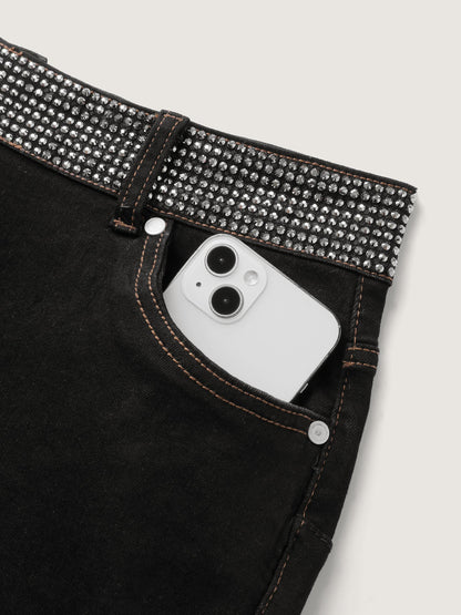 Supersoft Rhinestone Detail Bootcut Jeans