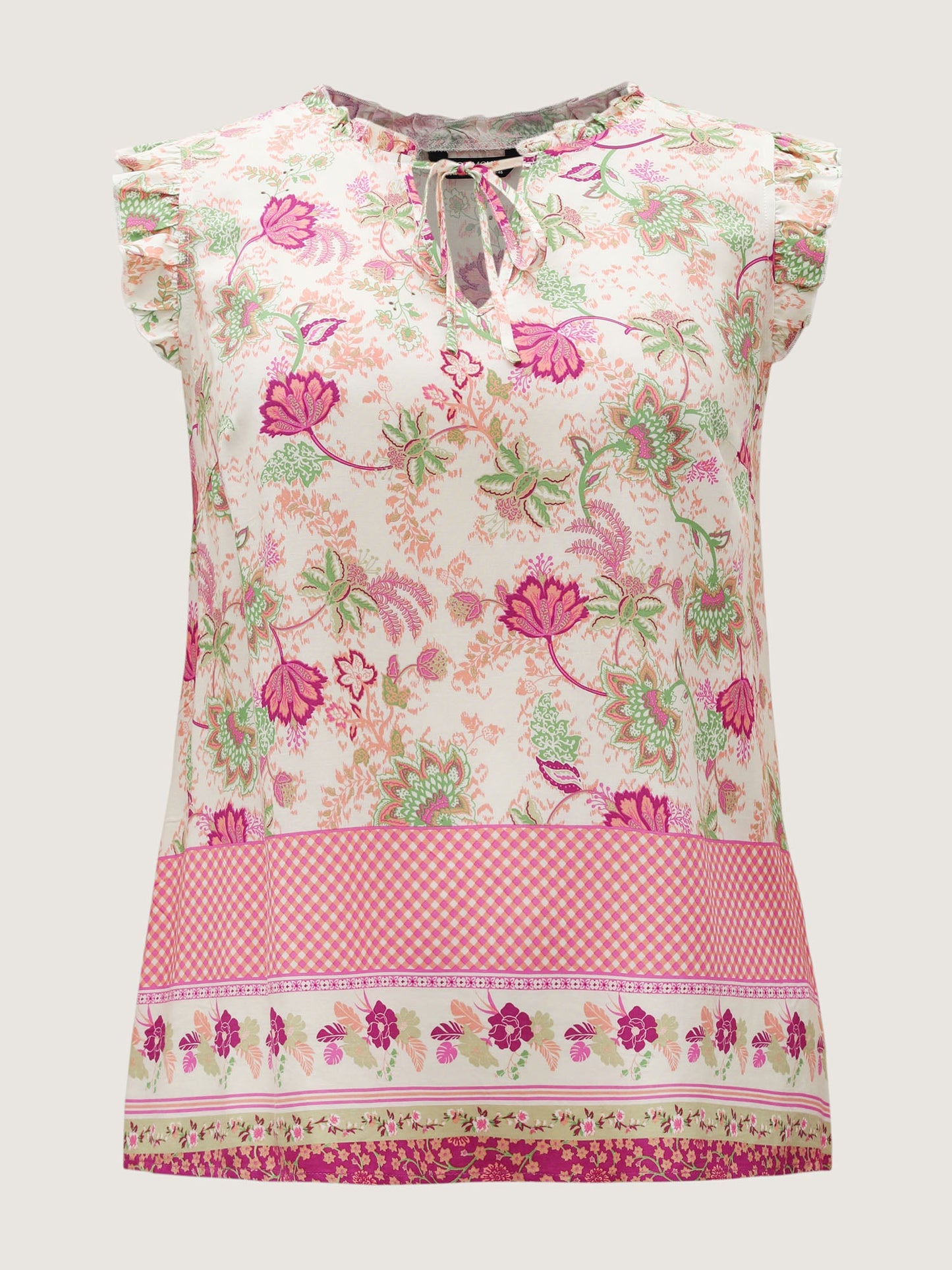 Dreamy Floral Neck Tie Tank Top