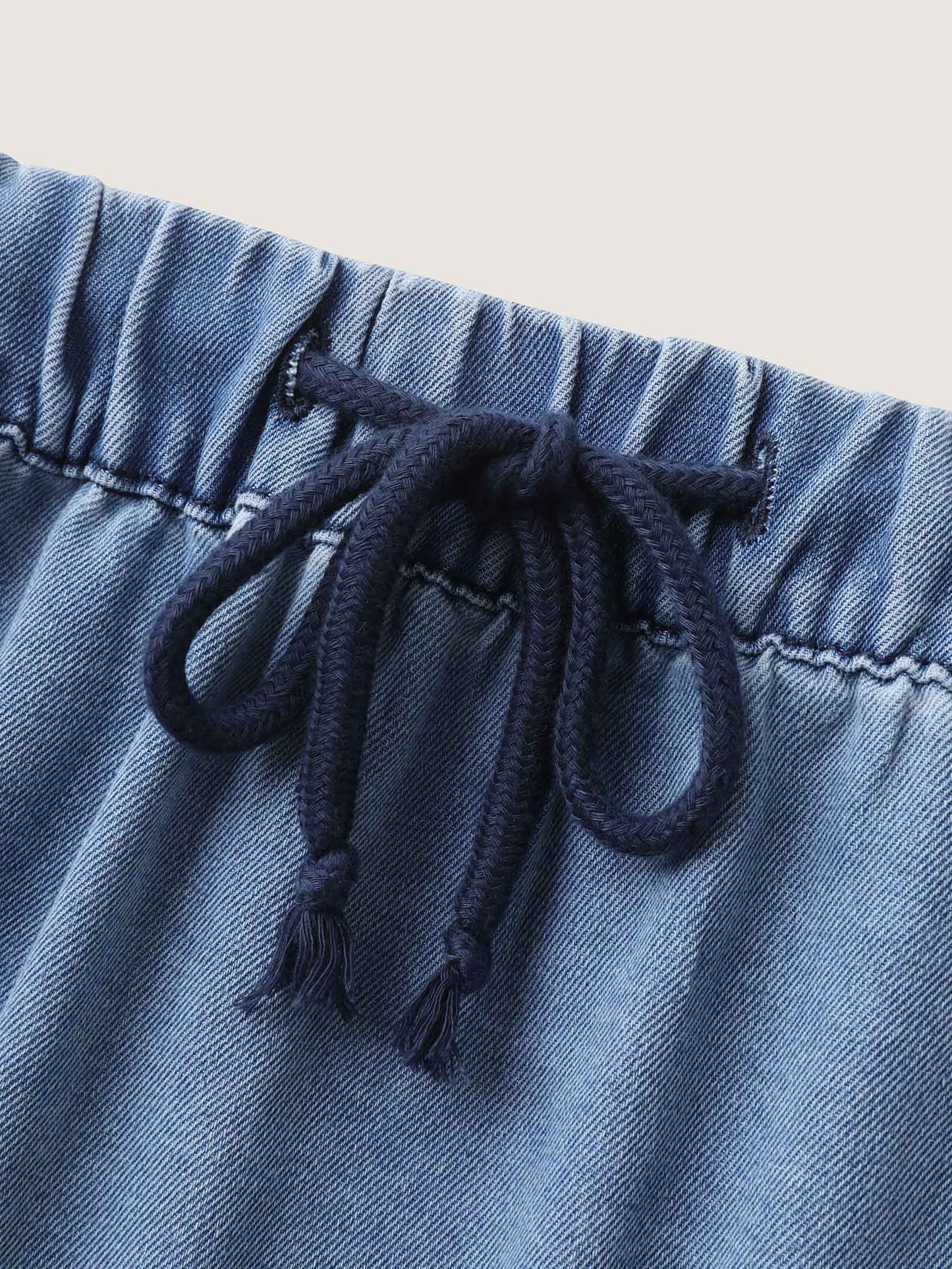 Boho Embroidery Ruffled Hem Denim Skirt
