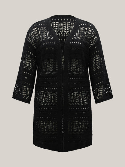 Cut-Out Open Front Swim Cover-Up