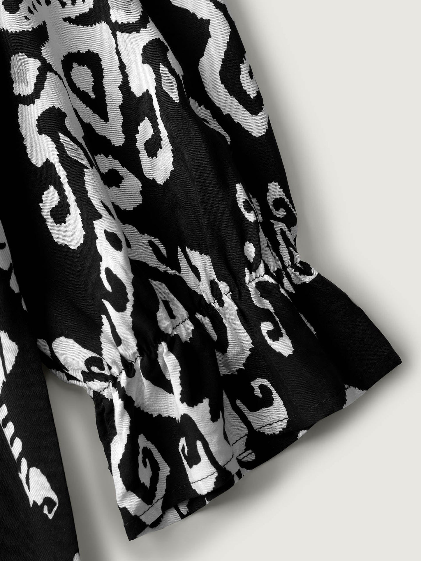 Floral Print Adjustable Drawstring Waist Midi Dress