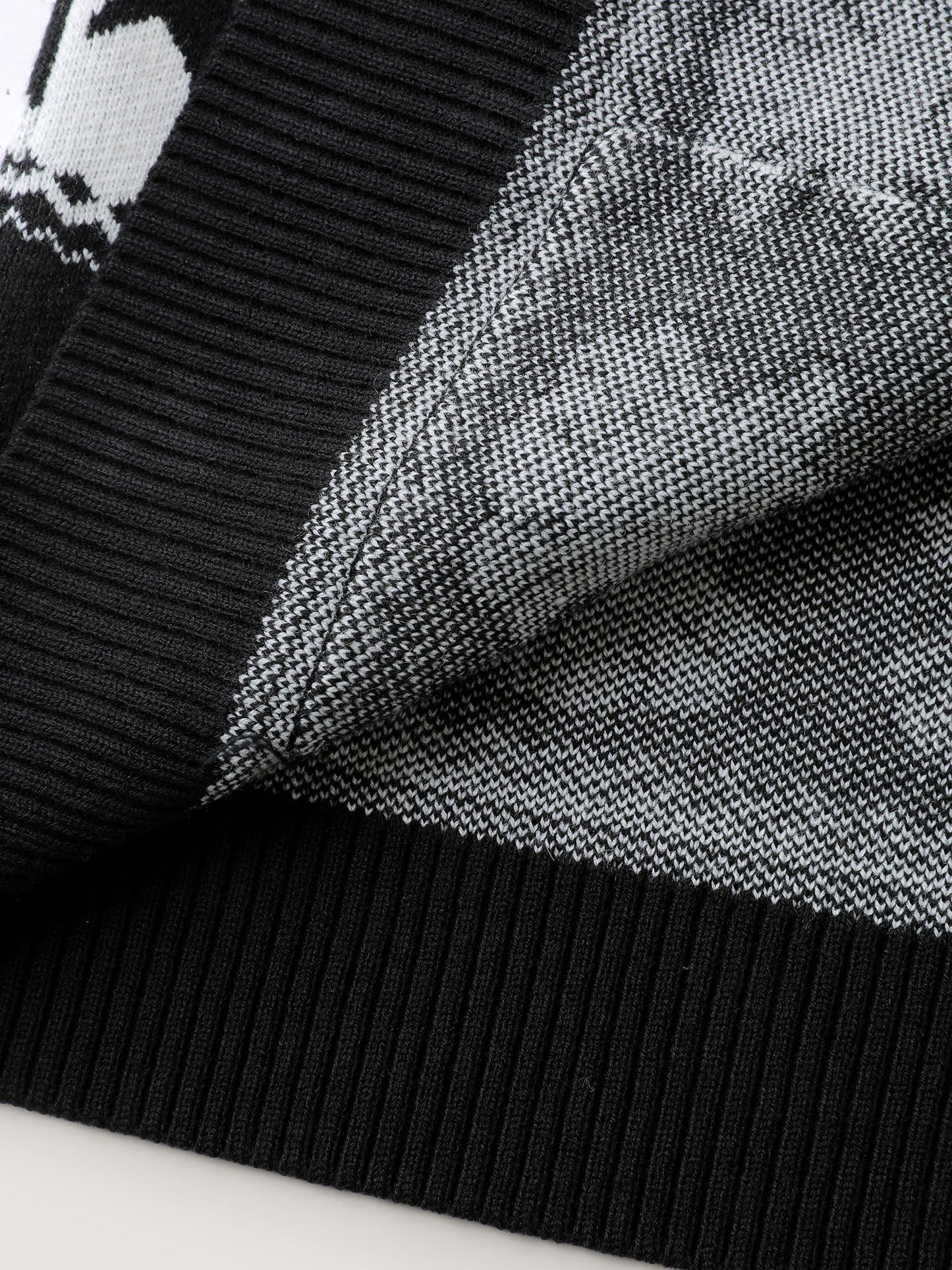 Halloween Elements Jacquard Knit Cardigan