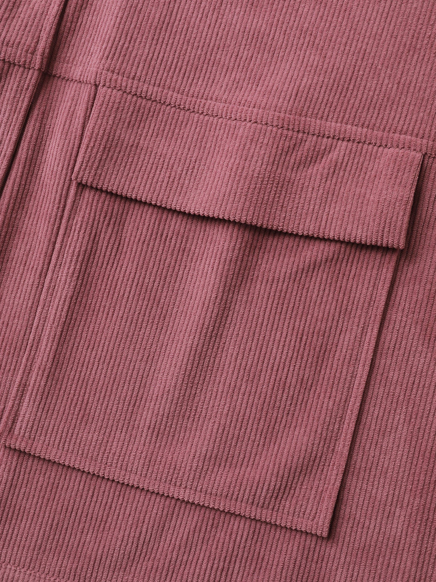 Ribbed Corduroy Deep Pockets Vest