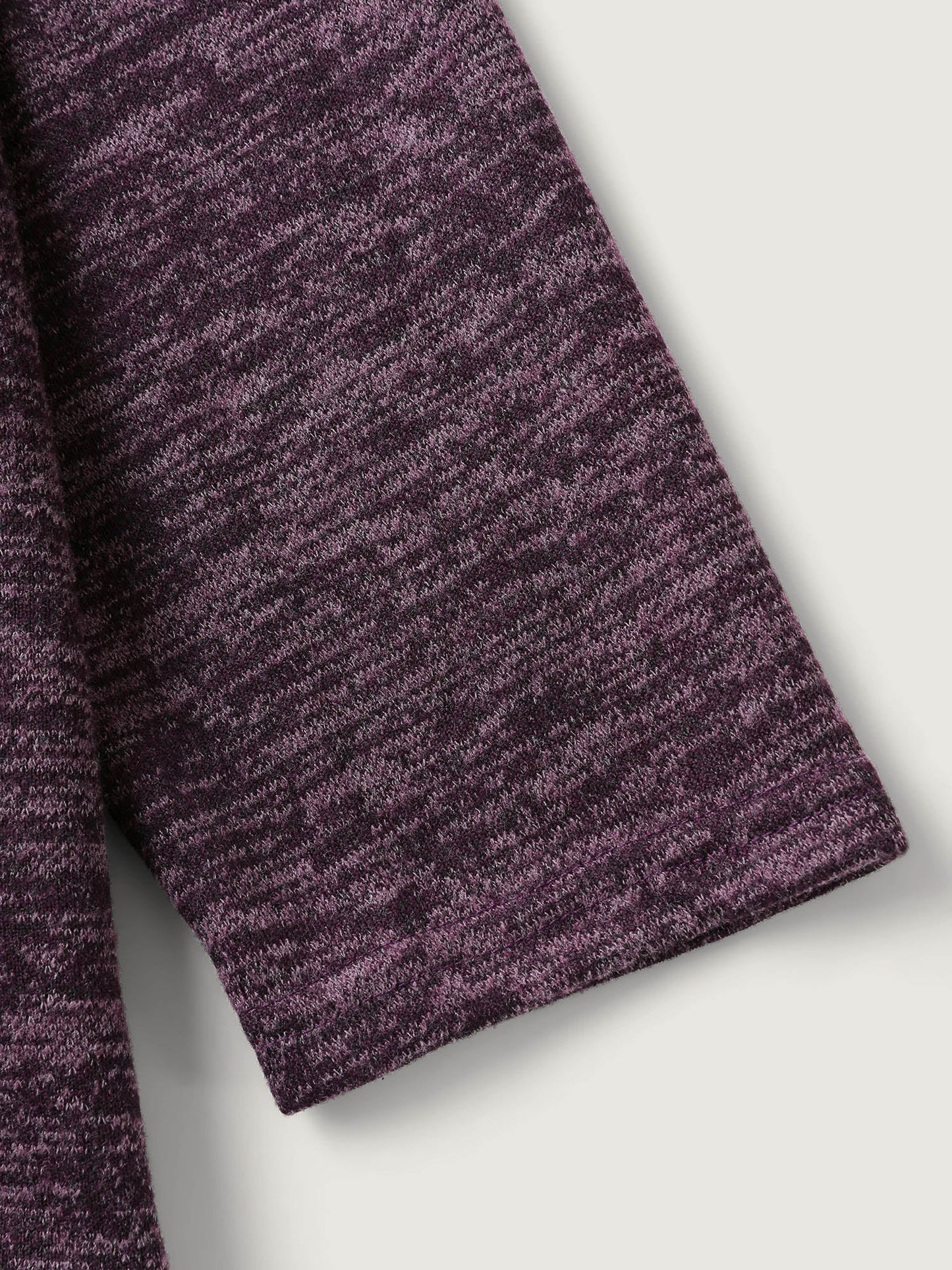 Heather Neck Cross-Tie Hoodie