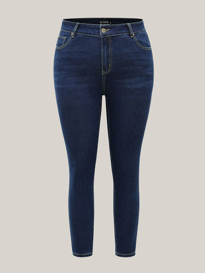 Mid Rise Skinny-Fit Classic Jeans