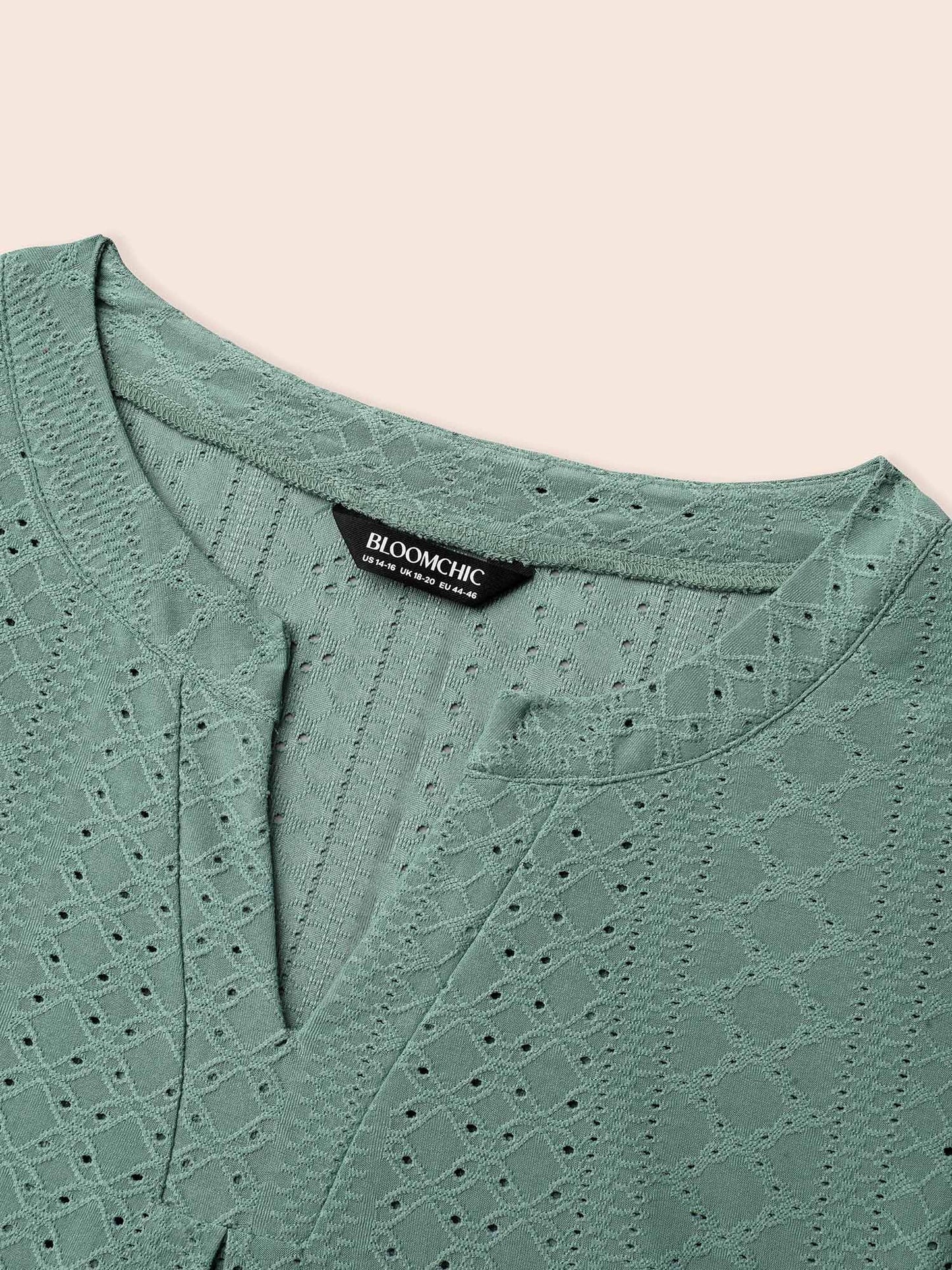 Front Plicated Textured Notched Collar Vest