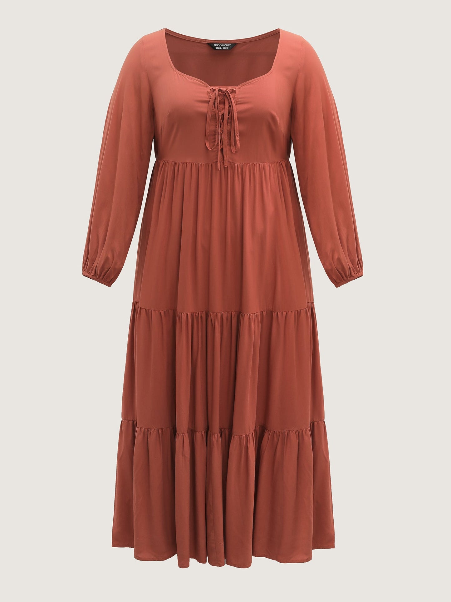 Bust-Ease Adjustable Tiered Maxi Dress
