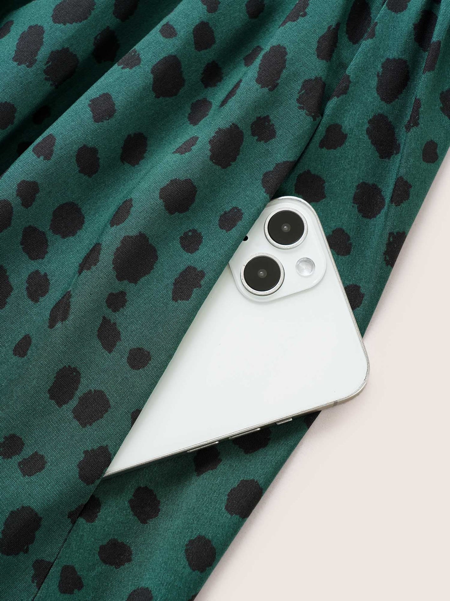 Scoop Neck Leopard Patchwork Belted Dress