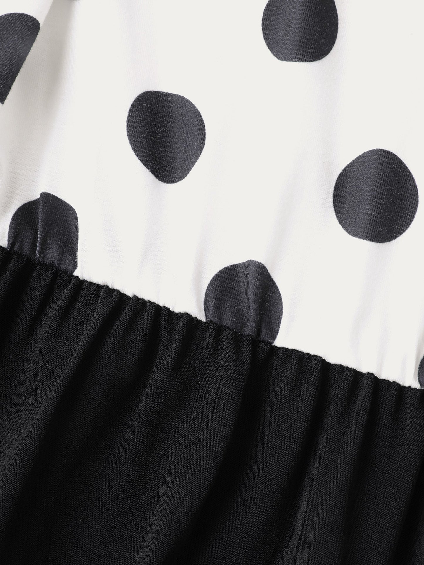 Polka Dots One-Shoulder Tied Jumpsuit