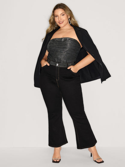 Supersoft Rhinestone Detail Bootcut Jeans