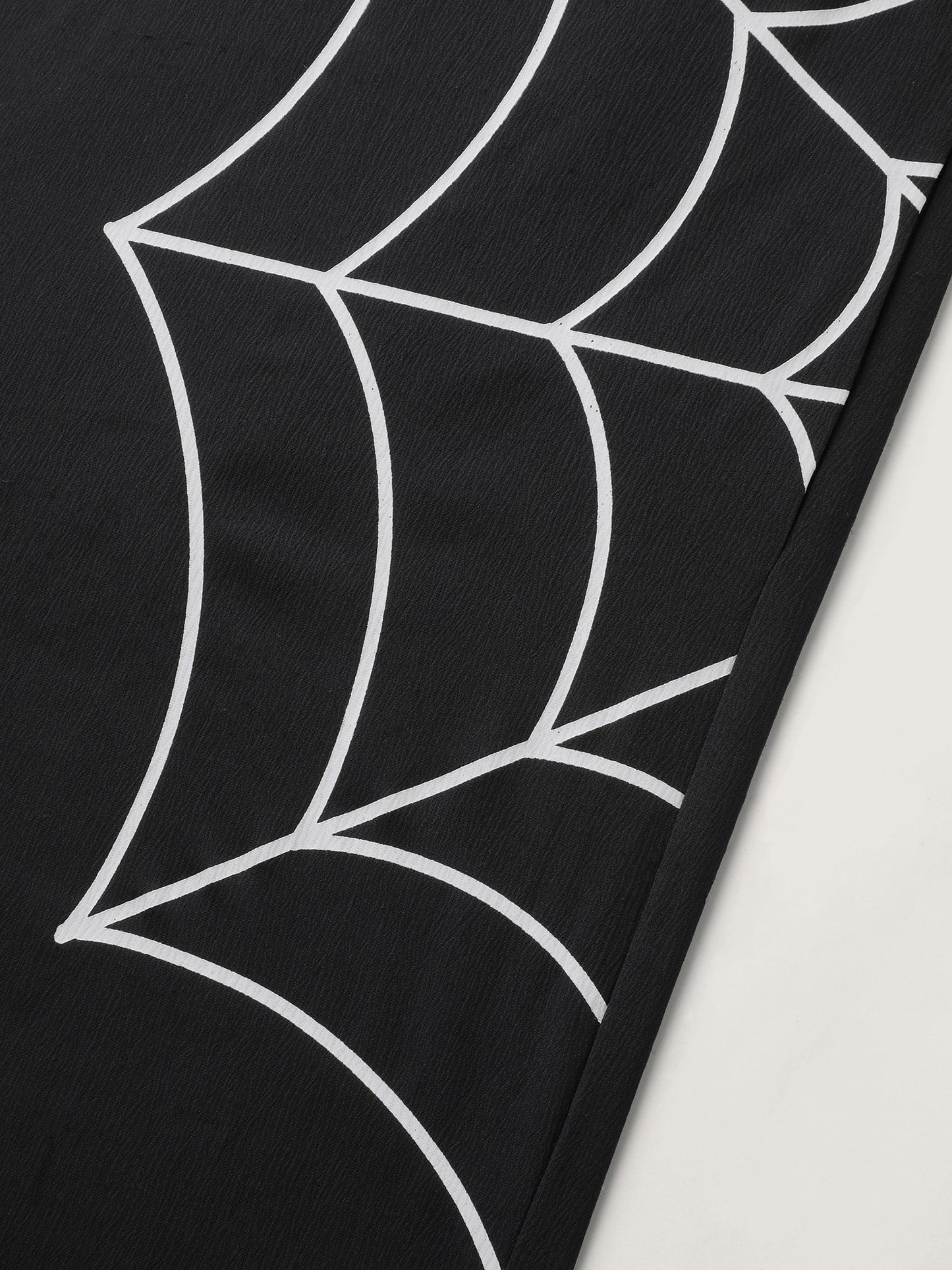 Spiderweb Side Print Overall Straps Jumpsuit