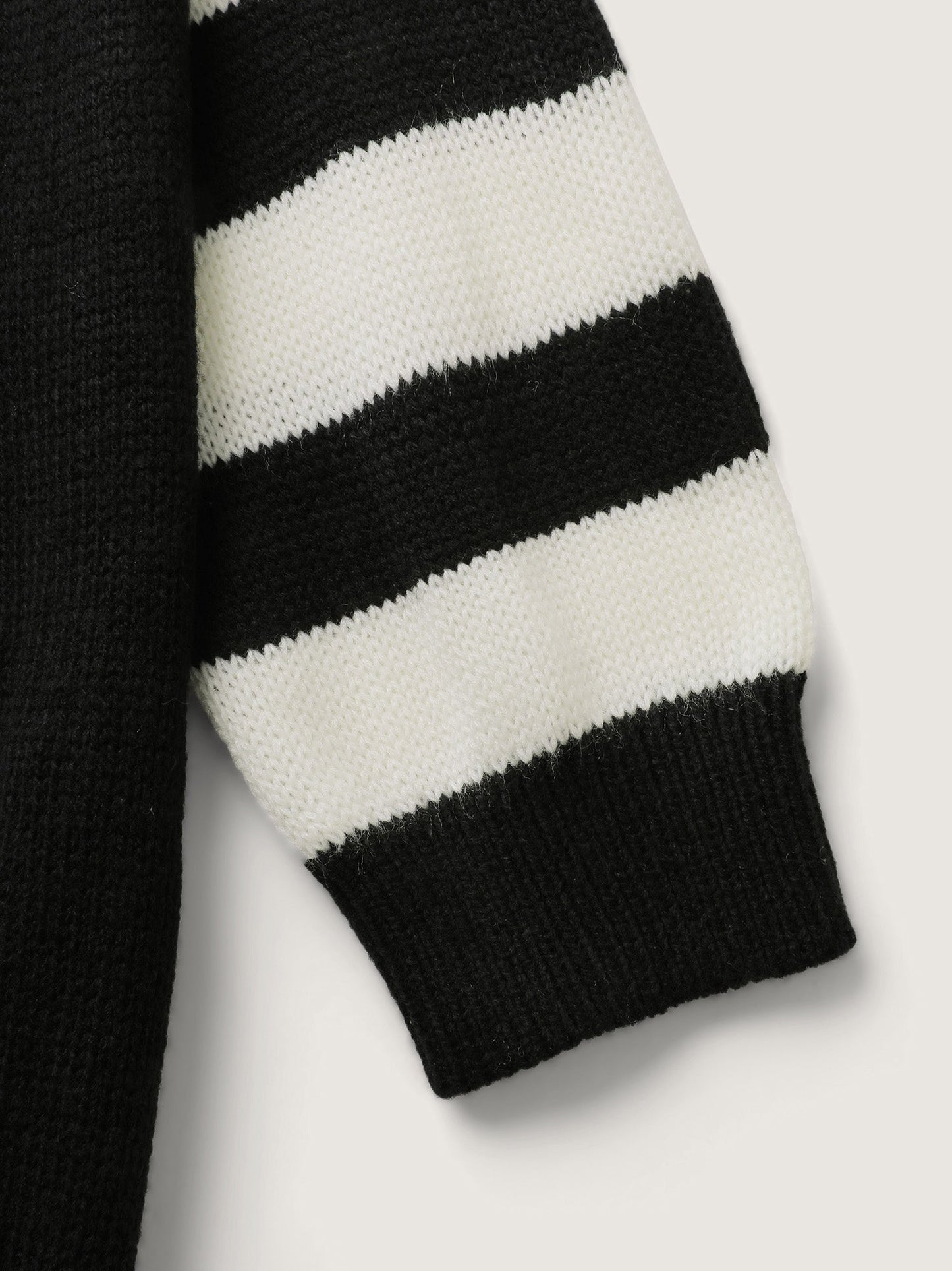 Hey Ghost Raglan Stripe Sleeve Pullover