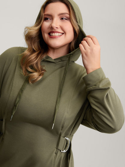 Supersoft Adjustable Waist Flowy Mini Dress
