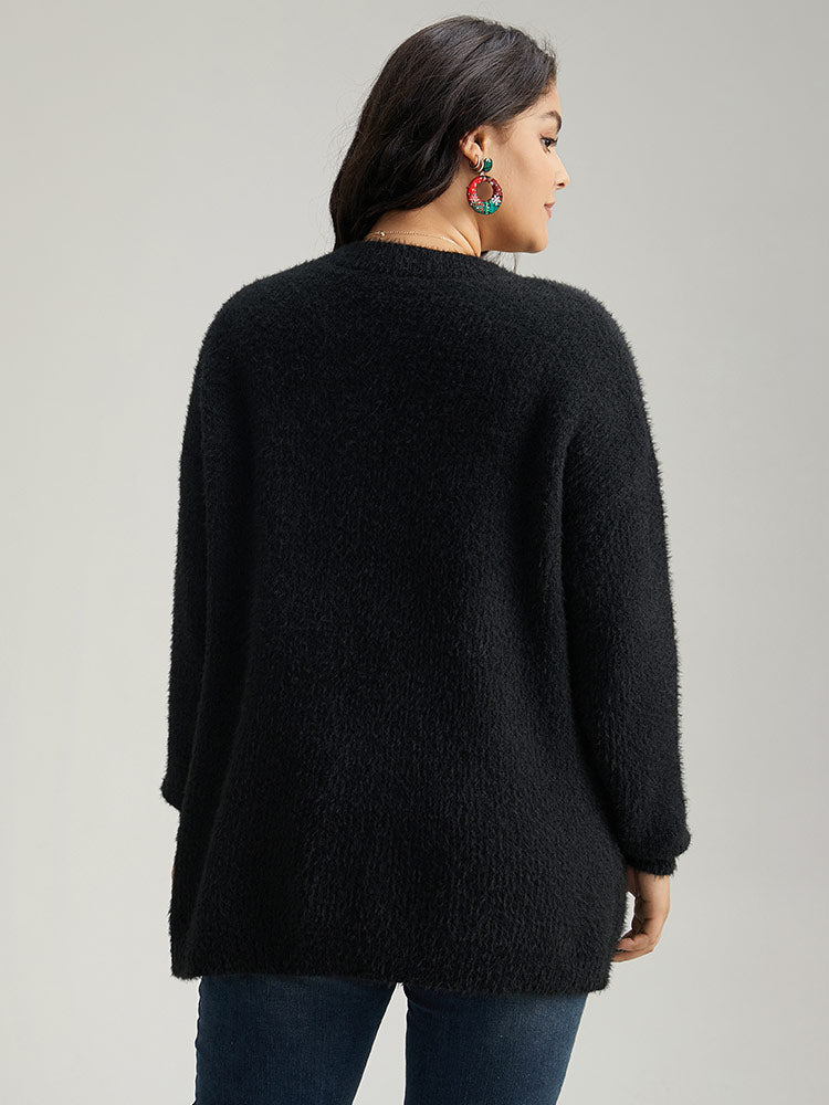 Sequin Christmas Heart Graphic Pullover