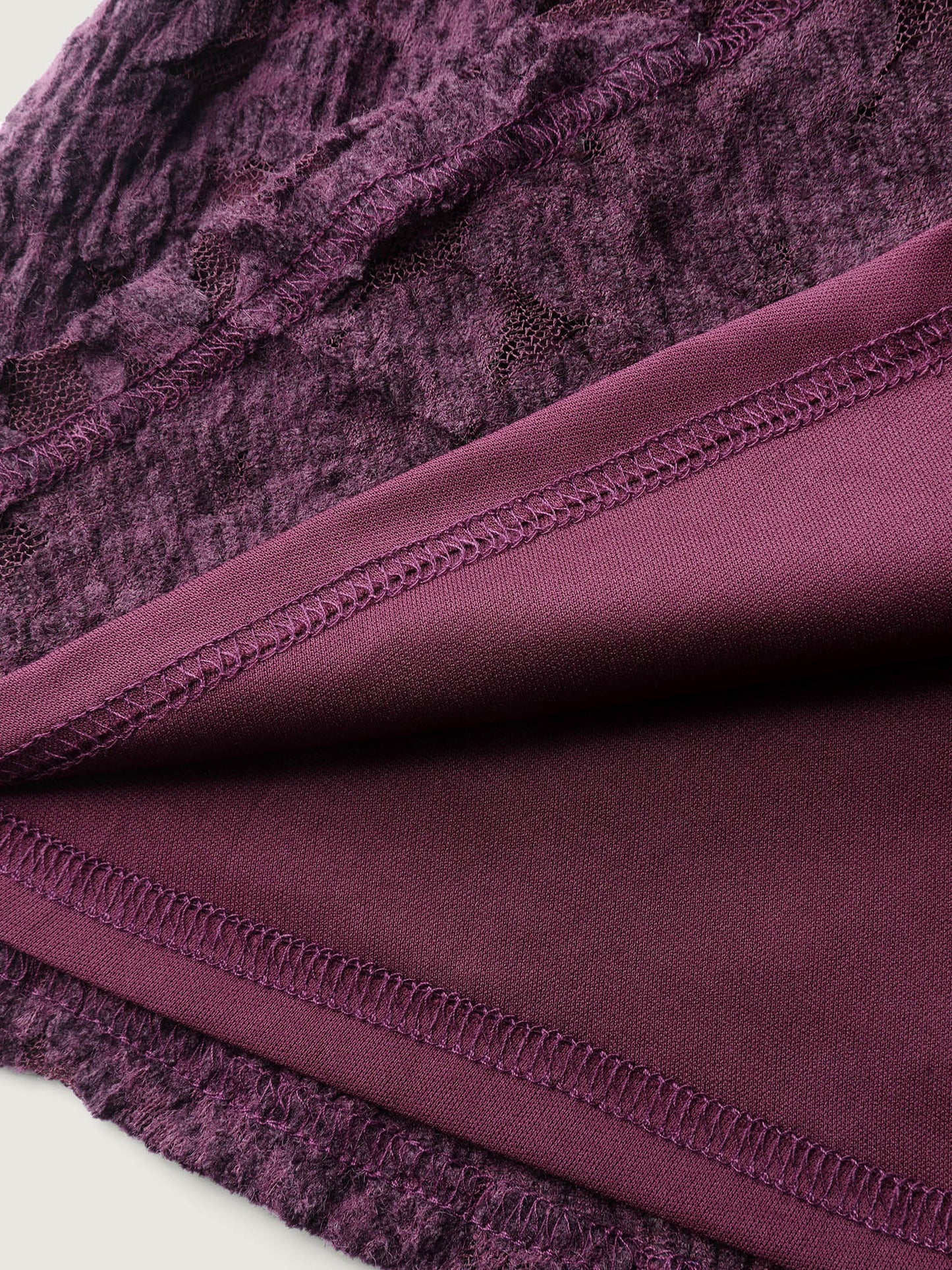 Textured Lined Fit and Flare Knit Top
