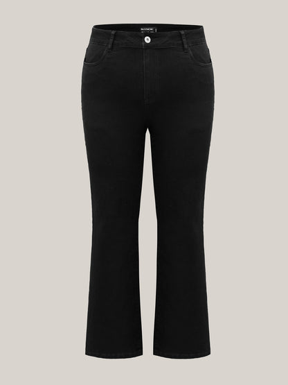 Classic Straight-Leg High-Rise Jeans