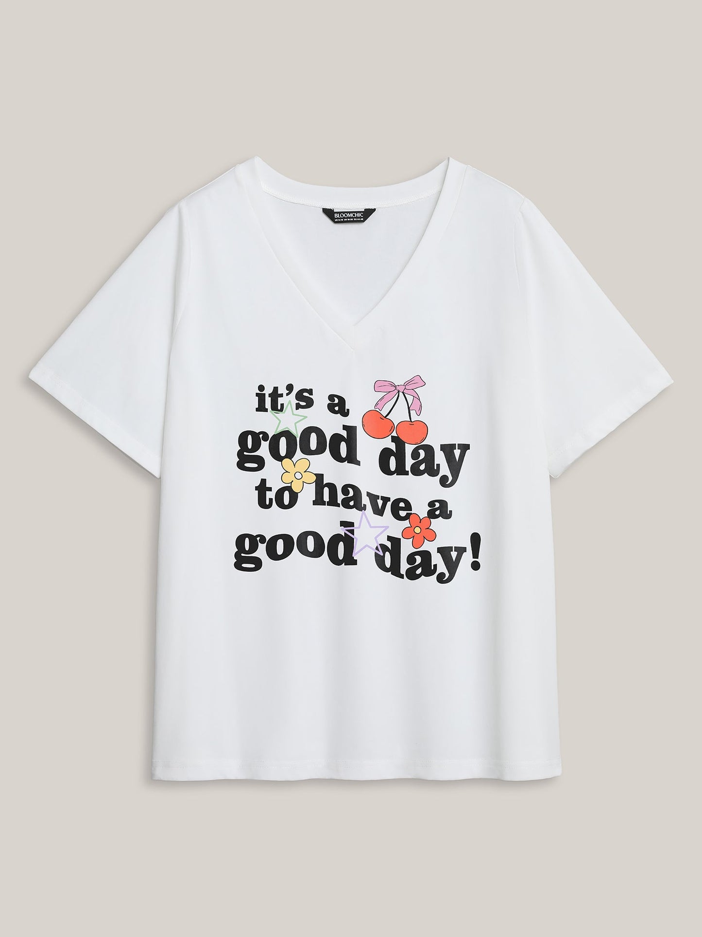 Good Days Only V-Neck T-Shirt