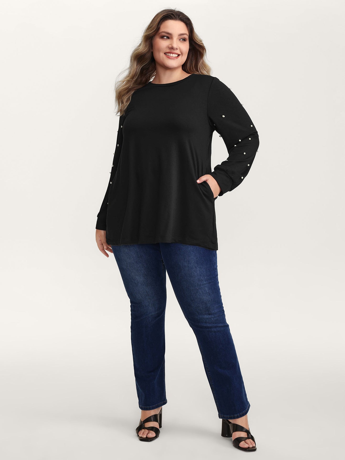 Bubble Beads Pockets Solid Top