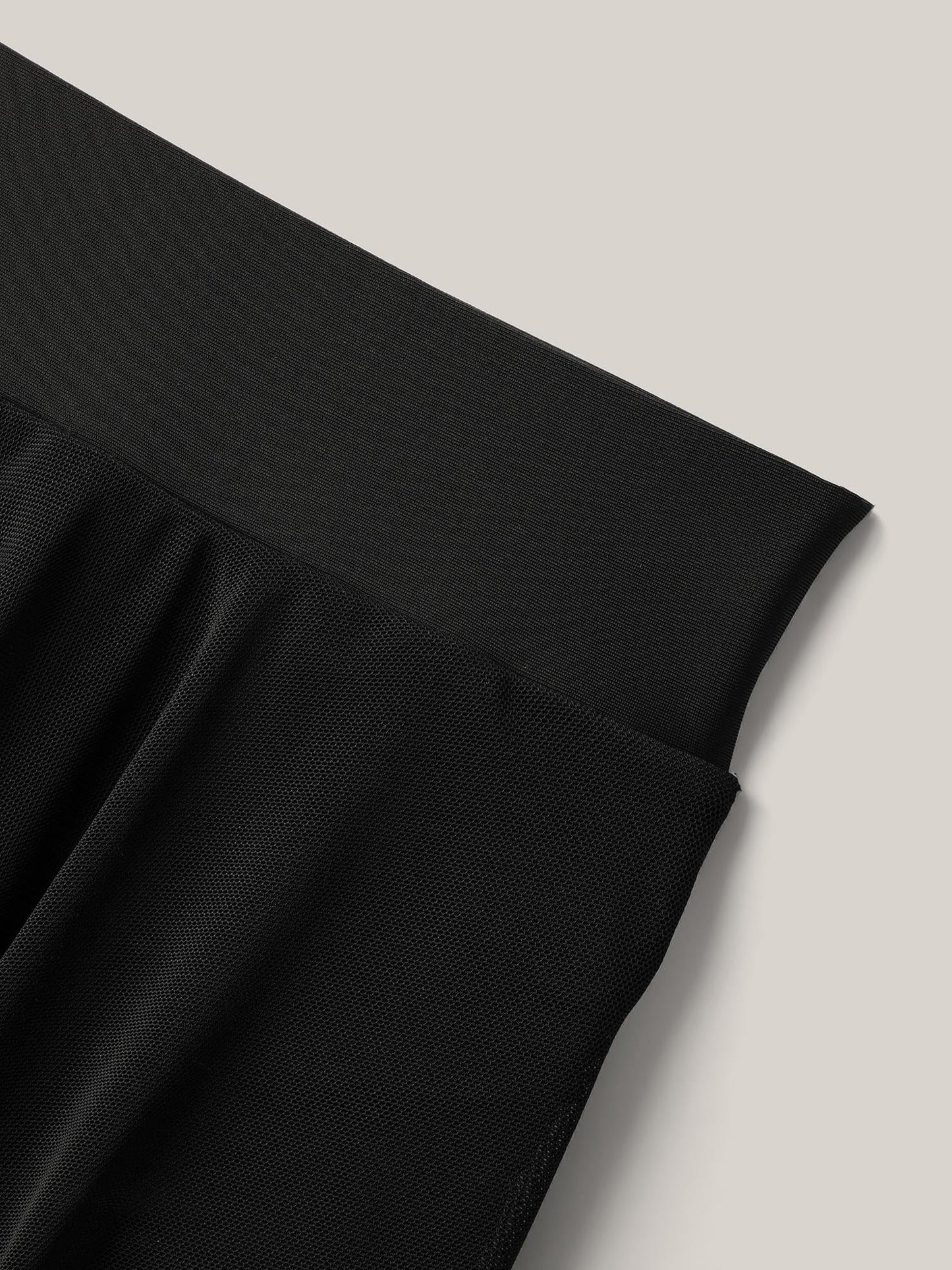 Rubber Waist Handkerchief Hem Swim Bottoms
