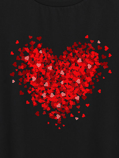 Oh-my-Heart Round Neck T-Shirt
