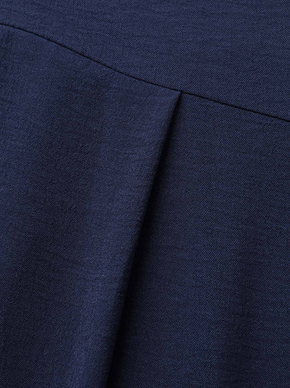 Hidden Zipper Pockets Wide-Leg Jumpsuit