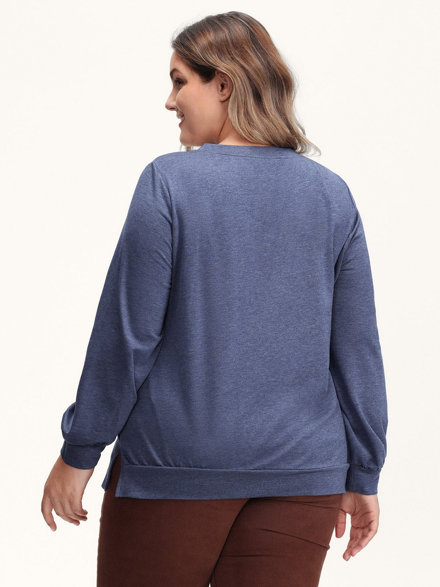 Heather Island Pattern Sweatshirt