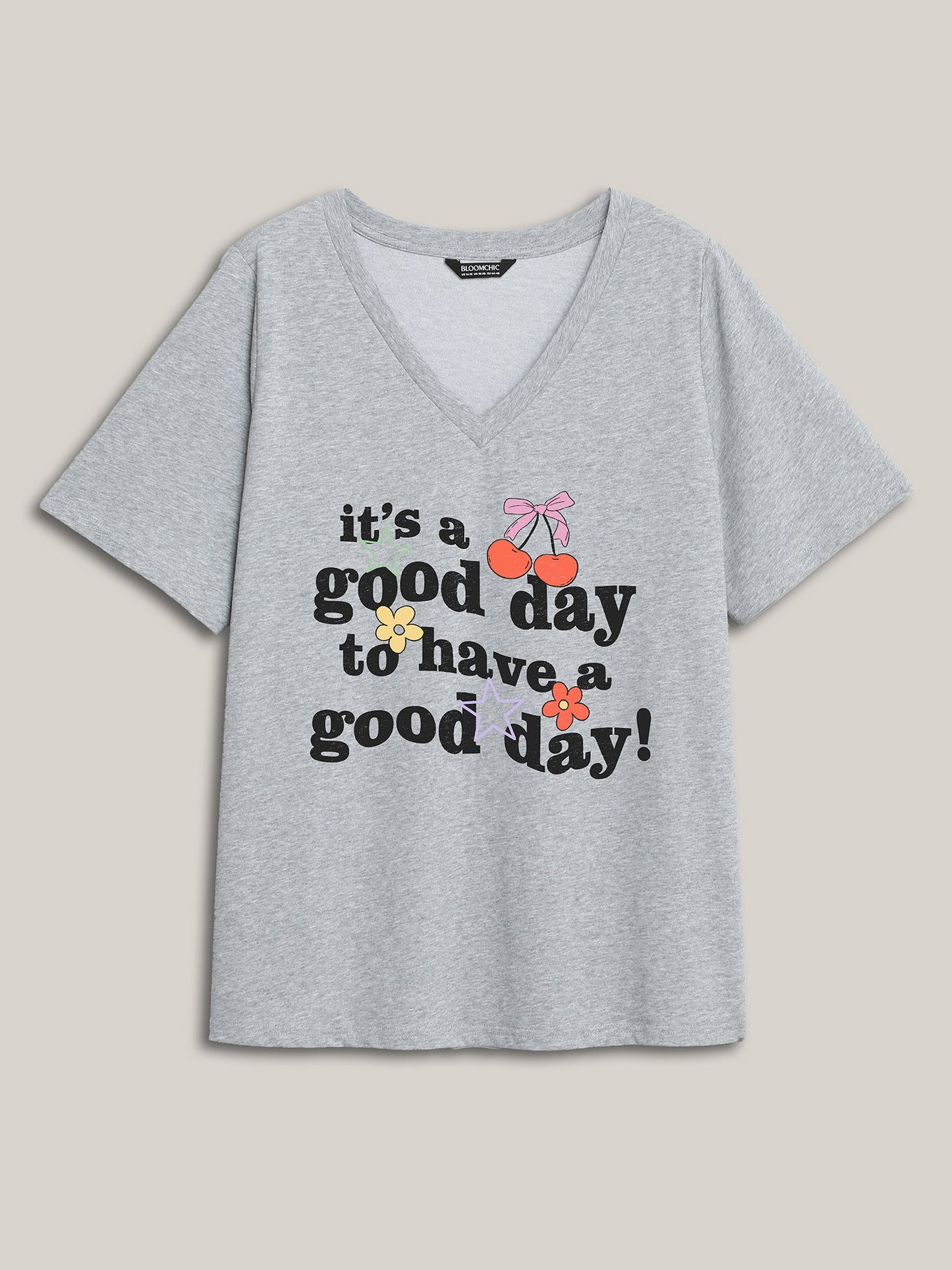 Good Days Only V-Neck T-Shirt