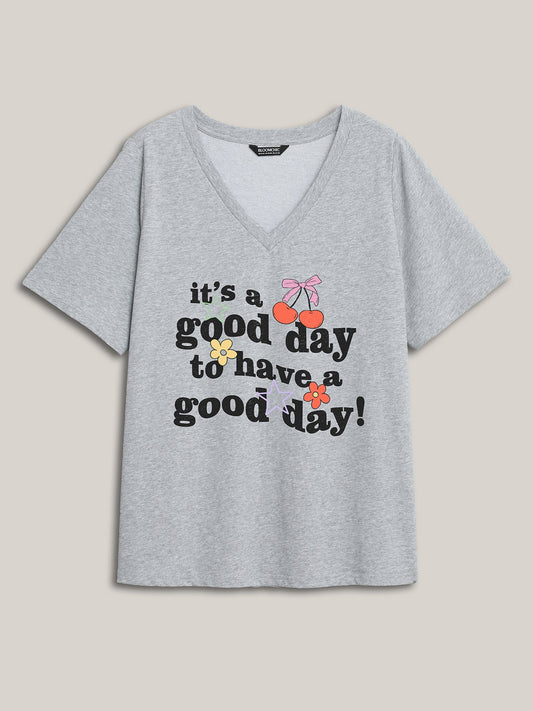 Good Days Only V-Neck T-Shirt