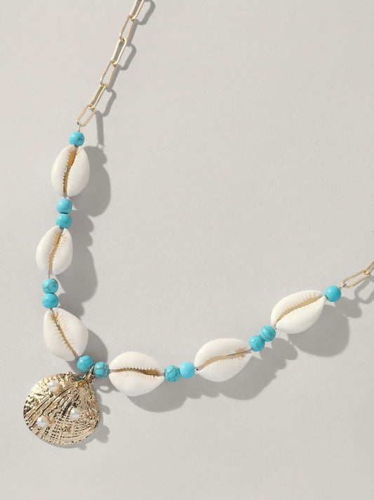 Seashell Gold-Tone Necklace