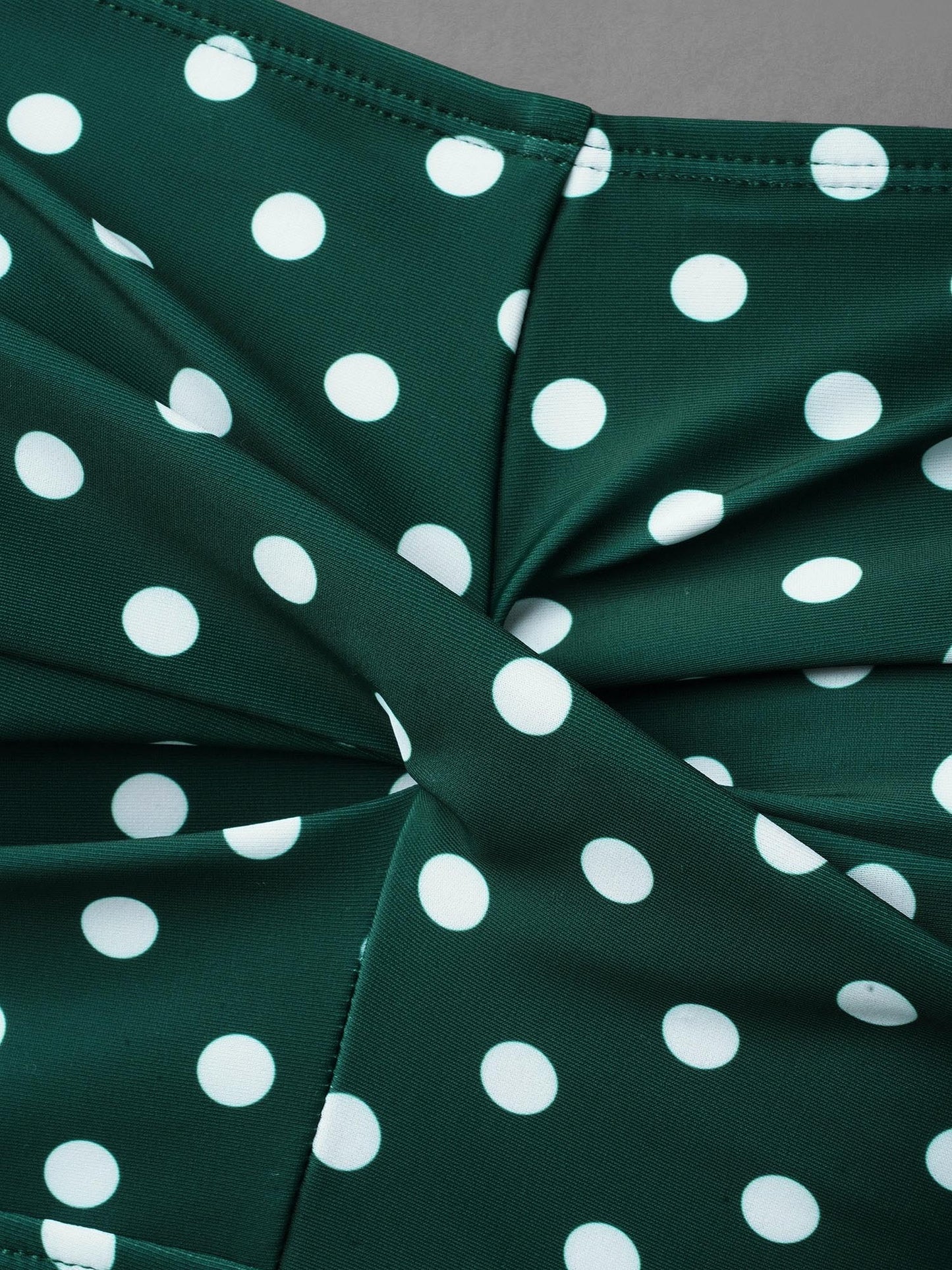 Polk Dot Crossback One Piece Swimsuit
