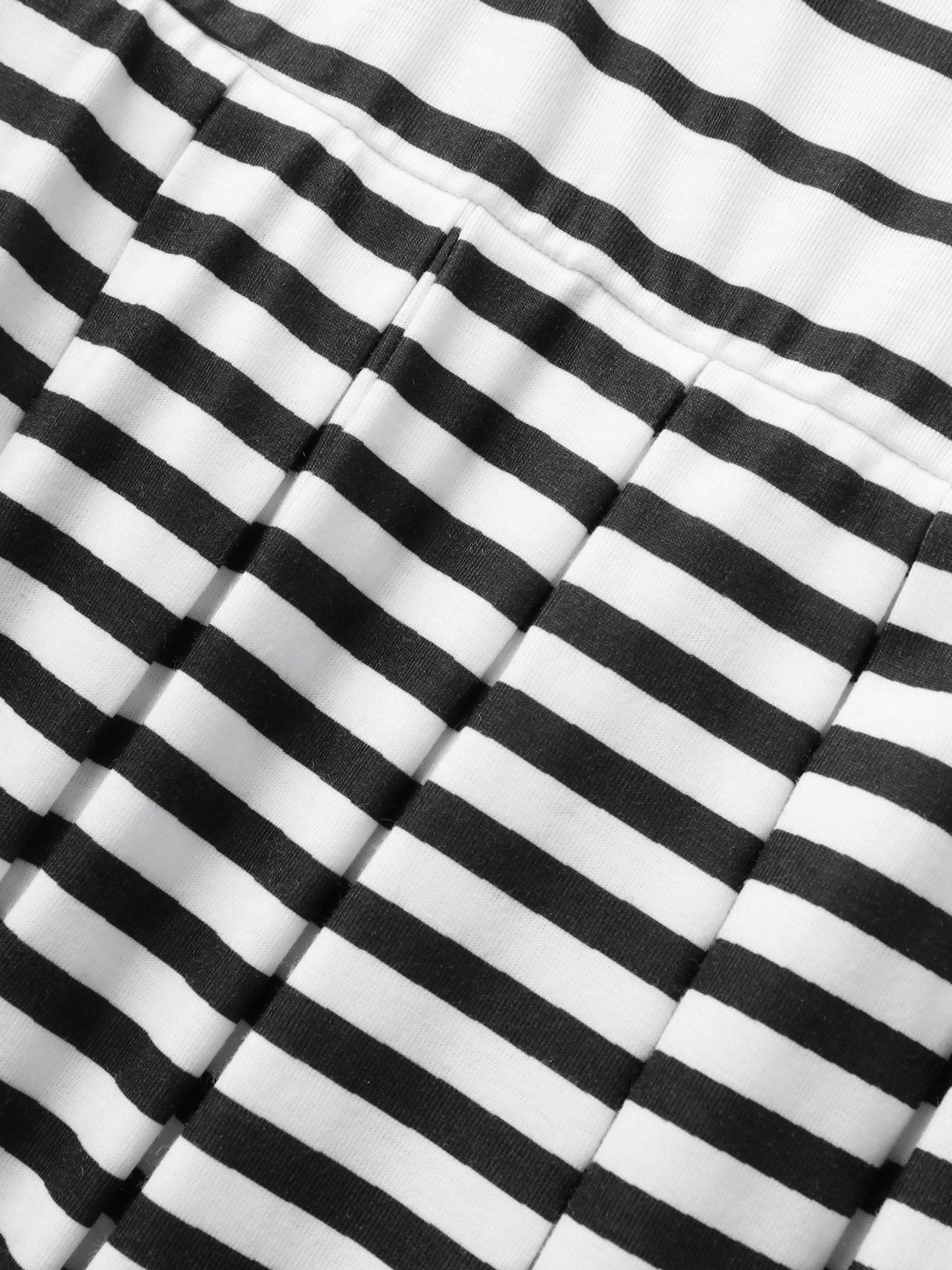 Striped Ruffle Layered Hem Tank Midi Dress